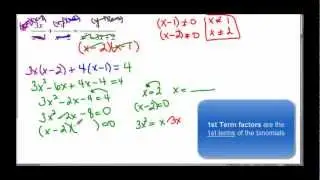 110-44  Rational Equations