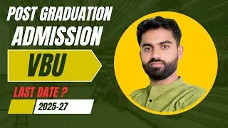 PG Admission Notice VBU, Chancellor portal.2025-27