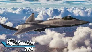 Потерянный американский истребитель-невидимка | F-23 Black Widow II над Большим каньоном | MSFS 2024