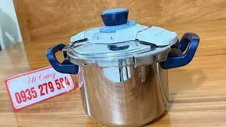 Nồi &aacute;p suất T Fal 6 l&iacute;t nội địa Nhật, Made in France