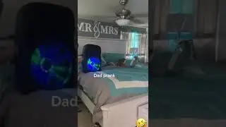 Son wakes up dad with a loud speaker *scream* I FEEL GOOD