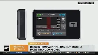 Insulin pump app malfunction injures more than 200 people