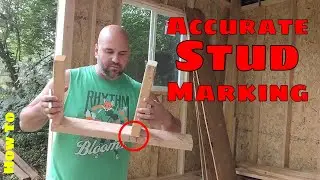 How to Frame a Wall - Proper Stud Marking