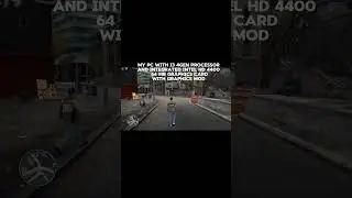 The power of low end pc gamers 💪💪 #gtaworld #gta4 #gta4withoutgpu #gtamemes