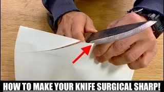 How to Sharpen a Survival Knife in the Field!