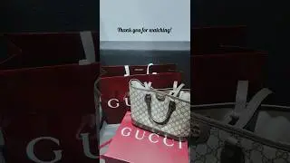 Unbox with me - GUCCI OPHIDIA SMALL TOTE BAG 🛍️ #unboxing #gucci #guccibag #unboxingvideo #unbox
