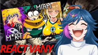 REACT #vany : My Hero Academia (S7) EN 11 MINUTES | PARODIE