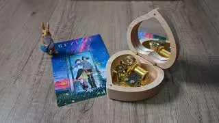 18 Note Suzume no Tojimari Theme Song Wooden Music Box