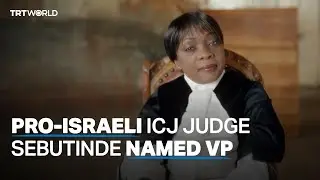 Judge who opposed ICJ measures against Israel elected VP