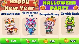 Running Pet Dec Rooms New year Chinese vs Halloween Party event GameplayAndroid ios