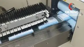 10 pce on stack mask KN95 N95 film wrapping bag form fill seal packing machine bag packing line