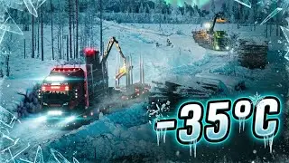 LASTNING I -35°C VID NORRBOTTENS HÖGSTA VATTENFALL