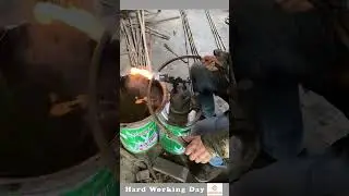 The Process Of Bending Bamboo Wood With Heat