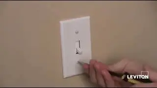 LEVITON Instalación de interruptor de palanca