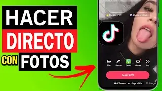 como hacer un DIRECTO o LIVE con una FOTO en TIK TOK