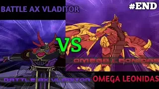 OMEGA LEONIDAS VS BATTLE AX VLADITOR FINAL BATTLE Bakugan battle brawler ps 2 android #END