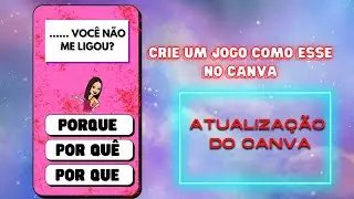 Crie um jogo interativo utilizando apenas o Canva