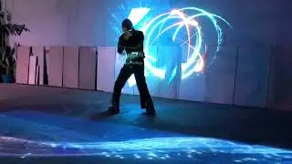 LED Poi Performance - Visuals by VJ Love Mushroom - Earth & Sky IGNight Los Angeles