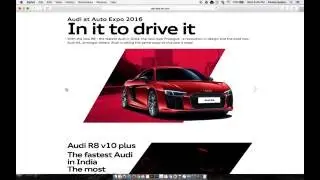 Audi at Auto Expo '16