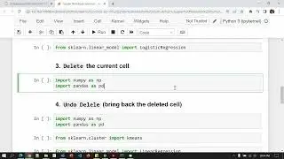 5  Jupyter Notebook Shortcuts - Part 1