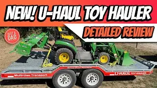 Новинка! Обзор прицепа-платформы UHAL Toy Hauler с пандусами