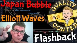 Japanification 4: Elliott Wave Analysis comparison to the Nikkei Japan Bubble