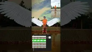 vfx tutorial short #wings #tutorial #greenscreen