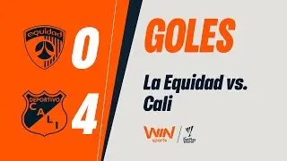 La Equidad vs. Cali (goles) Liga Betplay Dimayor 2025-2 | Fecha 12