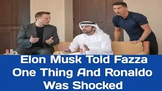 Elon Musk Told Fazza One Thing And Ronaldo Was Shocked 😲 | Sheikh Hamdan Poem | #fazzapoetry 