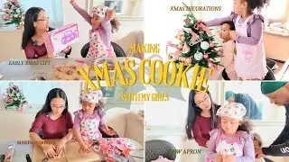【Holiday Vlog】ちょいと遅れましたがw 娘たちとのクリスマスクッキー作りした日⛄️💝