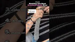 Рейтинг лучших вязаных крючком изделий (Часть 5) #вязаниекрючком #сделайсам #шорты #женщины