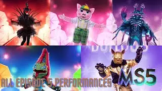 All #MS5 Episode 5 Performances (Group B Finals) | The Masked Singer Season 5