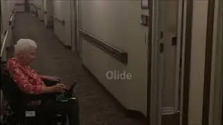 Olide Remote Control Automatic Door in Nursing Home, Handicap Door Opener for Wheelchair User