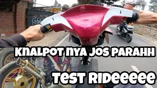 TEST RIDE KNALPOT BARU EMPUSH BEAT PINKY 😍😍😍 SUARANYA GAHAR JOSPARAH