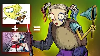 Я скрестил разных персонажей в один рисунок... (франкенштейн #1)