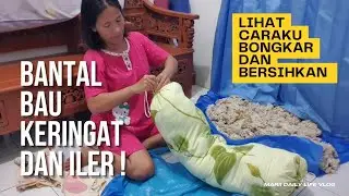 BANTAL KALIAN BAU ILER & KERINGAT!!! HEMPASKAN, LIHAT CARAKU MEMBERSIHKAN NYA !!.
