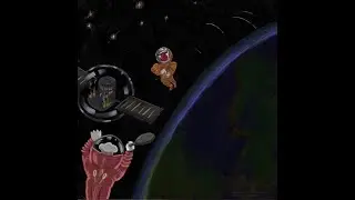 Drawing Meatman Ignites Flames on Space-Chef's Tiny Dreamhouse