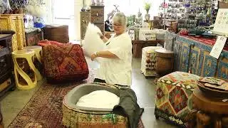 How To Fill A Moroccan Pouf