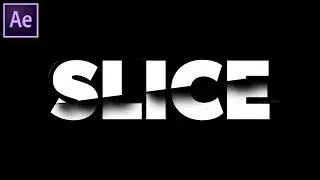 Slice Text  Animation in After Effects - After Effects Tutorial | Text Animation | Creative Tuesdays