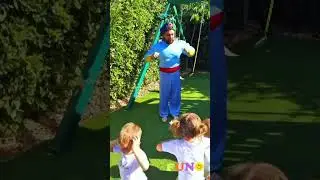 Танцуем как маленькие утятки вместе с Джином!🩵🦆 #kids #baby #genie #dance #happy