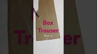 Easy Box Trouser cutting #shortvideo #ramadan #eid #youtubeshorts