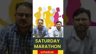 SATURDAY MARATHON SCHEDULE | EXAMPUR