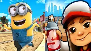 Subway Surfers VS Minion Rush Gameplay (Android/iOS)