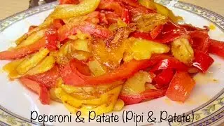 Peperoni & Patate (Pipi & Patate) - ricetta veloce - TUTTI A TAVOLA