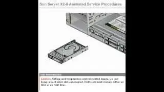Sun Server X2-8: Извлечение жесткого диска