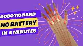 How to make a Mechanical hand 🤯🤯| easily at home | Robotic hand | DIY in 5 mins |