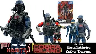 Cobra Island Cobra Trooper Gi Joe Classified Series Review + Infantry & Vintage Figure Comparisons