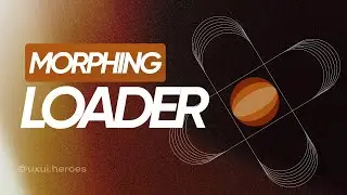 Morphing smooth loader animation in figma | Figma tutorial | Figma animation