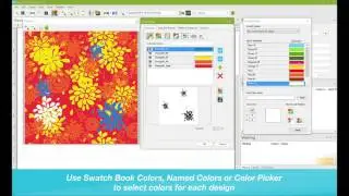Easily create colorful dress patterns using the ErgoSoft RIP 15!