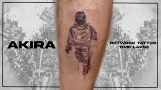 Dotwork Akira Tattoo Time Lapse